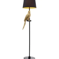 Lampadaire Animal Parrot doré 176cm><noscript><img width=