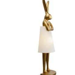 Lampadaire Animal Rabbit or/blanc 150cm>KARE Design