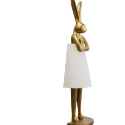 Lampadaire Animal Rabbit or/blanc 150cm><noscript><img width=
