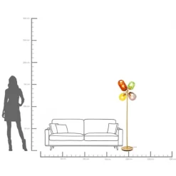 Lampadaire Balloon Dance 160cm><noscript><img width=