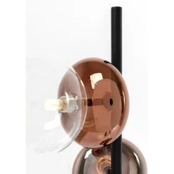 Lampadaire Double Bubble cuivre 165cm><noscript><img width=