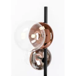 Lampadaire Double Bubble cuivre 165cm><noscript><img width=