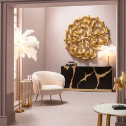 Lampadaire Feather Palm blanc 165cm>KARE Design Hot