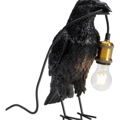 Lampe à poser Animal Crow noir mat 34cm>KARE Design New