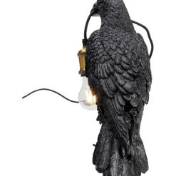 Lampe à poser Animal Crow noir mat 34cm><noscript><img width=