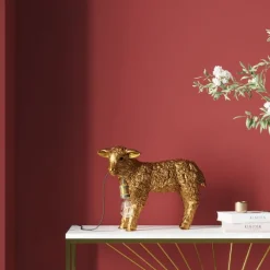 Lampe à poser Animal Flower Sheep doré 36cm>KARE Design Sale
