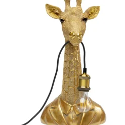 Lampe à poser Animal Giraffe doré 50cm><noscript><img width=