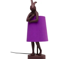 Lampe à poser Animal Rabbit rouge/violet 50cm>KARE Design Discount
