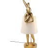 Lampe à poser Animal Rabbit doré/blanc 88cm>KARE Design Online