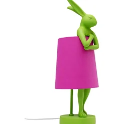 Lampe à poser Animal Rabbit vert/fuchsia 50cm>KARE Design Clearance