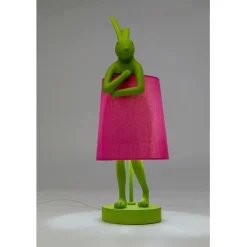 Lampe à poser Animal Rabbit vert/fuchsia 50cm><noscript><img width=