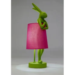 Lampe à poser Animal Rabbit vert/fuchsia 50cm><noscript><img width=
