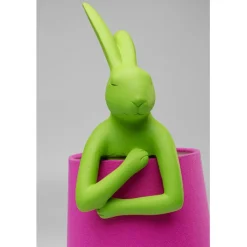 Lampe à poser Animal Rabbit vert/fuchsia 50cm><noscript><img width=