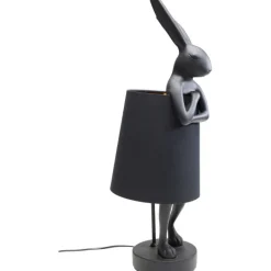 Lampe à poser Animal Rabbit noir 68cm><noscript><img width=