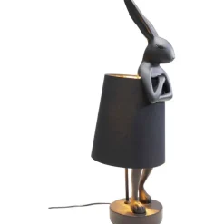 Lampe à poser Animal Rabbit noir 68cm><noscript><img width=