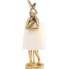 Lampe á poser Animal Rabbit doré/blanc 68cm>KARE Design New