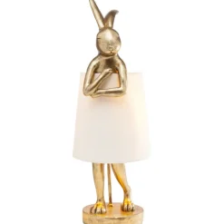 Lampe á poser Animal Rabbit doré/blanc 68cm>KARE Design New
