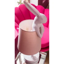 Lampe à poser Animal Rabbit blanc 68cm><noscript><img width=