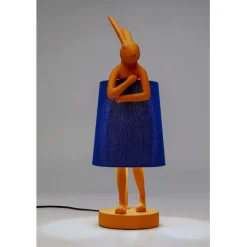 Lampe à poser Animal Rabbit orange/bleu 50cm><noscript><img width=
