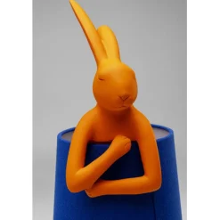 Lampe à poser Animal Rabbit orange/bleu 50cm><noscript><img width=