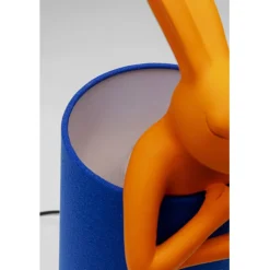 Lampe à poser Animal Rabbit orange/bleu 50cm><noscript><img width=
