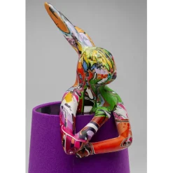 Lampe à poser Animal Rabbit Graffiti/violet 50cm><noscript><img width=