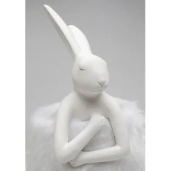 Lampe à poser Animal Rabbit Fur blanc/argenté 50cm><noscript><img width=
