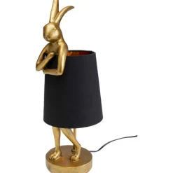 Lampe à poser Animal Rabbit doré/noir 50cm><noscript><img width=