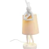 Lampe à poser Animal Rabbit blanc/rose 50cm>KARE Design Clearance