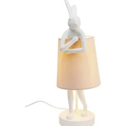 Lampe à poser Animal Rabbit blanc/rose 50cm>KARE Design Clearance