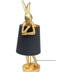 Lampe à poser Animal Rabbit doré/noir 68cm>KARE Design Online