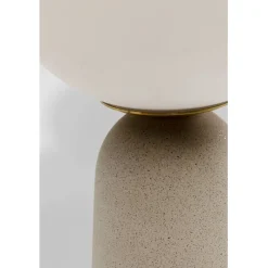 Lampe à poser Bollie beige 33cm><noscript><img width=