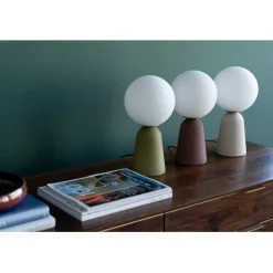 Lampe à poser Bollie vert 33cm><noscript><img width=