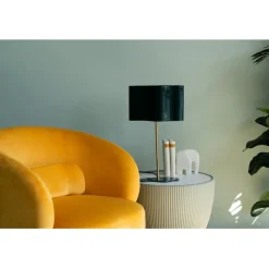 Lampe à poser Cloudy ovale Petrol 49cm><noscript><img width=