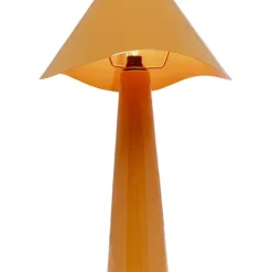 Lampe à poser Cloudy rond orange 49cm><noscript><img width=