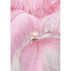 Lampe à poser Feather Palm fuchsia 60cm><noscript><img width=