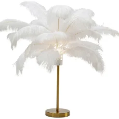 Lampe à poser Feather Palm blanc 60cm>KARE Design Discount