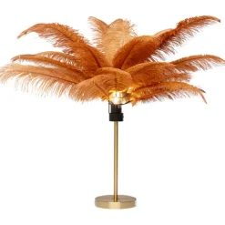 Lampe à poser Feather Palm Rusty Red 60cm>KARE Design