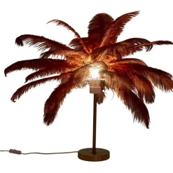 Lampe à poser Feather Palm Rusty Red 60cm><noscript><img width=