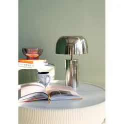Lampe à poser Loungy chrome 38cm>KARE Design Outlet