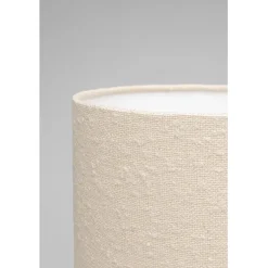 Lampe à poser Marleen beige bouclé 60cm><noscript><img width=