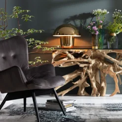 Lampe à poser Mushroom laiton><noscript><img width=