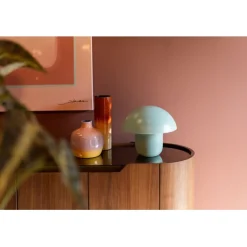Lampe à poser Mushroom Matt vert menthe 27cm><noscript><img width=