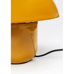 Lampe à poser Mushroom Shiny jaune 27cm><noscript><img width=