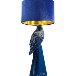 Lampe à poser Parrot bleu 84cm><noscript><img width=