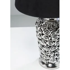 Lampe à poser Rose argente´ 57cm><noscript><img width=