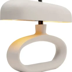 Lampe à poser Suki beige 26cm><noscript><img width=