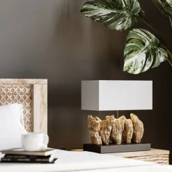Lampe à poser verticale nature 43cm><noscript><img width=