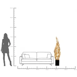 Lampe sur pied Jungle Club 150cm><noscript><img width=