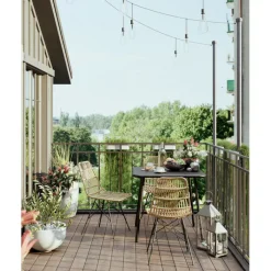 Lanterne Giardino argenté (4/Set)><noscript><img width=